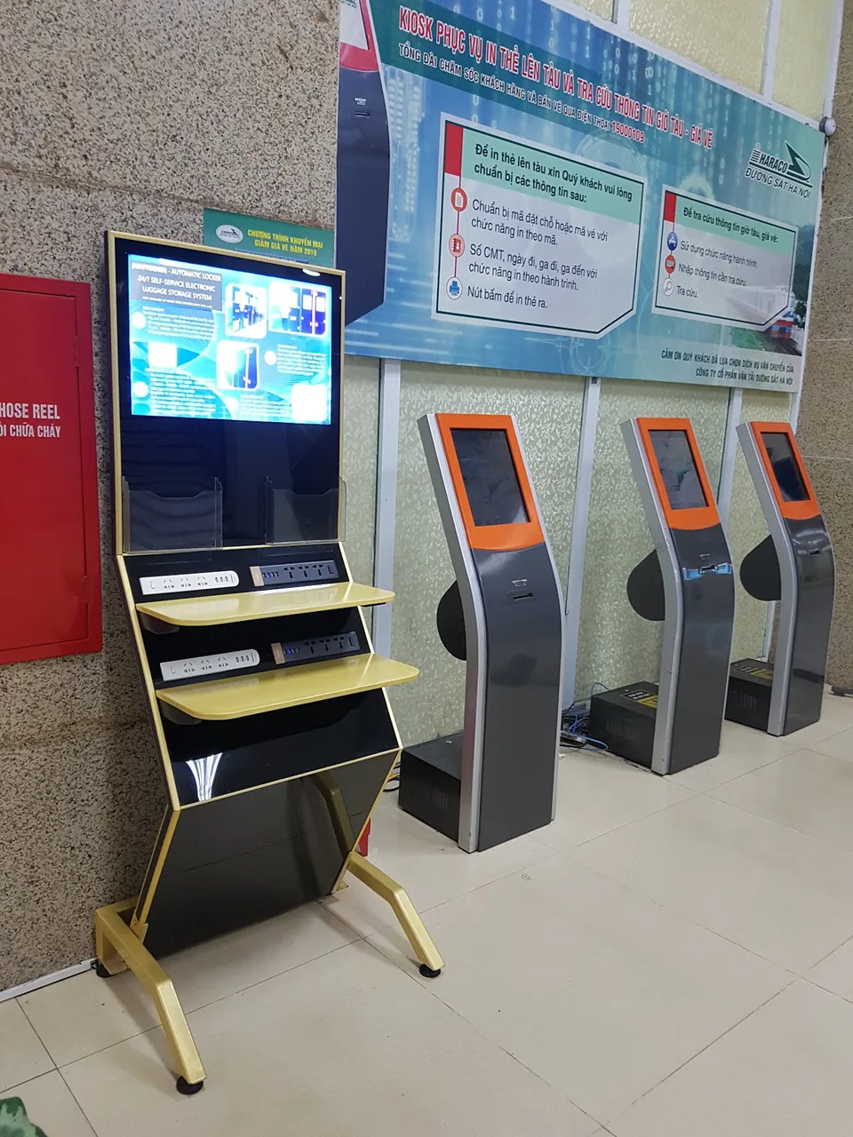 Automatic Luggage Storage Locker at Hanoi Train Station - image 8